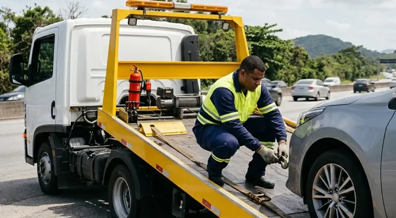 Guincho e reboque em Contagem – atendimento para carros, motos e caminhões