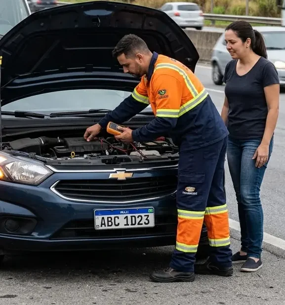Socorro veicular em Contagem — atendimento profissional no local